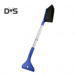 Auto lumehari j&auml;&auml;kaabits alumiiniumsulamist pika k&auml;epidemega EVA k&auml;snk&auml;epide, painduv nailonharjastega automaatne tuuleklaasi lumeeemaldushari j&auml;&auml;labida t&ouml;&ouml;riist sinine