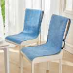 Talvine pl&uuml;&uuml;s &uuml;hes t&uuml;kis padi libisemiskindel paksendatud integreeritud seljatoe tooli padi elutuba s&ouml;&ouml;gilaud ja tool Kontori arvutitooli padi 45*135cm