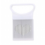 Toidu viilude abiline k&ouml;&ouml;giviljahoidik roostevabast terasest sibulal&otilde;ikur sibula kahvel puu-k&ouml;&ouml;giviljade l&otilde;ikur viilutaja tomati l&otilde;ikamisnuga