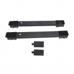 2 komplekti mobiilse rulliga kronsteiniga, t&otilde;stetud alusega liikuvad rattad k&uuml;lmkapi pesumasina jaoks must