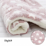 Pehme flanelliga paksendatud lemmiklooma pehme fliisist padjake lemmiklooma tekk voodimatt kutsikale koerale kassile diivanipadi koduvaip Hoida soojas magamiskote 49*32cm