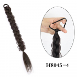 LISI HAIR s&uuml;nteetilised pika punutud hobusesaba juuksepikendused, mustad poni sabad juuksepaelad k&otilde;rge temperatuuriga kiust parukas naistele 40cm