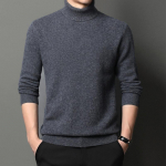Meeste kampsun, soe ja mugav pikkade varrukatega pullover kampsun, kilpkaelusega meeste riided XXXXL