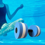 Aquatic Dumbbell bar Barbell Float Fitness Hantlid Hand Exercise EVA sinine