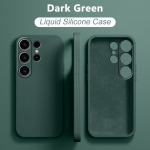 Vedel silikoonist &uuml;mbris Samsung Galaxy S20 S21 S22 S23 FE S24 Ultra Plus Note 10 20 Ultra S10 A54 kogu keha kaamera kaitse&uuml;mbris SQUARE Cover Cover Silicon Samsung S22