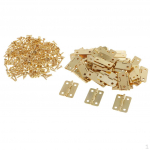 50 tk Retro kapi kapp mini hingedega nukumaja puidust ukse tagumiku hinged