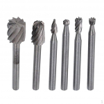 6PC HSS Rotary Tool Burr komplekti t&ouml;&ouml;riistad puidut&ouml;&ouml;tlemiseks