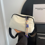 Sportlik rinnakott &Otilde;lakott Naiste mobiiltelefoni Crossbody kott Fanny Pack Mini Fashion Satchel One Size valge