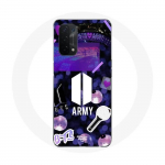 Oppo A54 5G &uuml;mbris BTS armee logoga Bangtan Subs