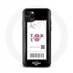 Coque iphone 11 billet d'avion Tokyo