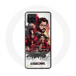 Samsung Galaxy A12 &uuml;mbris La Casa De Papel plakatikunst