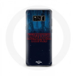 &Uuml;mbris Samsung Galaxy S8 Stranger Thingsi 2. hooaja logo jaoks