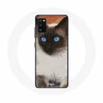 &Uuml;mbris Samsung Galaxy S20 pluss Siiami mustvalgete siniste silmadega