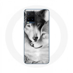 Coque pour Vivo Y21s 2021 / Y21 2021 Loup Duo animaux
