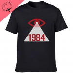 George Orwell Suur Vend Vaatab Sind 1984 CCTV Vaatlus N S A Prisem TV Meedia T-s&auml;rk Unisex T-s&auml;rk Vabaaja Vintage Topid 2XL