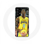Coque pour Samsung Galaxy A13 4G / A13 4G Lite Kobe Bryant Dunk lakers 8 NBA Noir
