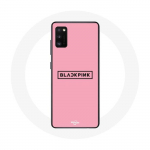 Coque pour Oppo A16 Blackpink Groupe de K-pop Logo Fond Rose