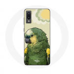 &Uuml;mbris Samsung Galaxy A02 Amazon Parrots Green jaoks
