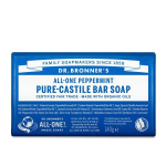 Dr. Bronner's Peppermint Pure Castile Bassap 140g, 1 unit
