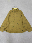 Johnature Lapel Cotton Casual vaba pikkade varrukatega s&auml;rk naiste kevadised korea tr&uuml;kitud lahtised lihtsad naiste pluusid One Size