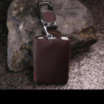 leather key packing key chain new intelligent remote control sets for Renault Koleos for Samsung QM6 2017 2018 Accessories upgrade the brown gray