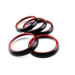 ABS Air Condition Air Vent Outlet Ring Cover Trim for Mercedes Benz A Class  W176 ( not for CLA GLA) 2013-2018 A Class punane must v&auml;rv
