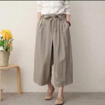 Johnature vabaaja naiste pahkluuni ulatuvad p&uuml;ksid kevadised k&otilde;ik sobivad &uuml;hev&auml;rvilised lahtised laiad s&auml;&auml;retaskud sidemega naiste p&uuml;ksid One Size khaki