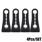 Auto ukseluku helisummuti summuti puhver Nissan Qashqai x-Trail Tiida Juke Rogue Note Ratling Screaks Heliisolatsiooni tihend must