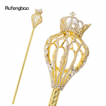 Kuldse valge sulamist ristikepid t&uuml;drukule Printsessi v&otilde;lukepid lastele Inglikepp peoks Cosplay kost&uuml;&uuml;m, pulmapidu, s&uuml;nnip&auml;evapidu, 50 cm