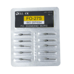 10 tk/pakk Well CK Dental Teemantpuurid 1,6 mm Kiirk&auml;siinstrumendile Superj&auml;medad Teemantpuurid Hambaarsti Lihvimist&ouml;&ouml;riist Lihvmasin 10pcs FO-27S