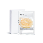 Abib Mild acidic pH sheet mask Yuja Fit 10 pieces, Nourishing, Kbeauty, sample