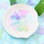 K&auml;sitsi valmistatud materjal kahev&auml;rviline k&auml;ev&otilde;ru kaelakee valmistamiseks DIY ehete tarvikud K&auml;sitsi valmistatud 50 tk Moe loomingulised helmed perforeeritud ripatsi gradient 50pcs mitmev&auml;rviline