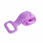 Moodne unisex vannir&auml;tik Silikoonist massaažiharja puhastamine kahepoolselt meeste v&ouml;&ouml;ga kehavannihari naistele puhastusvahendid seljapuhastus lilla