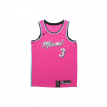 Nike NBA Dwyane Wade Miami Heat Earned Edition Swingman S&auml;rk Meeste S&auml;rk Roosa BQ5639-687 S