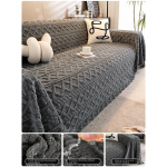 Jacquard samet diivani kate riidest r&auml;tik talvine paksendatud pl&uuml;&uuml;s soe diivani kate Uus padja tekk 180*130cm