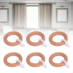 6 t&uuml;kki Puidust Kardinaklambrid R&otilde;ngad Dekoratiivsed Kardinad Akna Riputid Kardinapuu