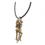 Naised Mehed Kallistavad Paari Kaelakee Reguleeritava pikkusega Tema Kallistav Ripats Kaelakee Aastap&auml;eva Ehted Yst&auml;v&auml;np&auml;iv&auml; Kingitus 1pc