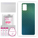 apgo Protective Skin Sticker for the back compatible with Infinix Hot 11 G37, Wrap Film, Foil, Vinyl - Pattern Carbon Chameleon CAKA1