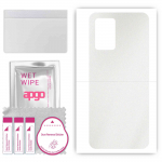 apgo Protective Skin Sticker for the back compatible with Realme Q3i 5G, Wrap Film, Foil, Vinyl - Pattern Matte Transparent
