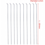 10 tk Z-t&uuml;&uuml;pi roolihoova t&otilde;mbevarda servohoob l&auml;bim&otilde;&otilde;t 1,2 mm Pikkus 20 cm