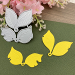 Lehtmetallist l&otilde;ikevormide &scaron;abloonmall paberist reljeefseks fotoalbumikaardile isetegemise jaoks. dies