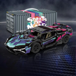 1314 tk Supercar 1:14 autom&auml;nguasja telliskivi pusle Ehitusklots poisi m&auml;nguasi Lamborghini 1314Pcs