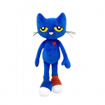 Pete kass Plush Doll Pizza Party Pehme pl&uuml;&uuml;sis sinine kassi t&auml;idisega loomam&auml;nguasi Superpehme Pete Kitty