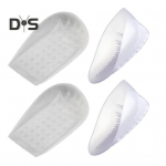 2 paari silikoonist kannakuppe plantaarfastsiidi jaoks kannavalu leevendav geel kannakaitsed valutavate jalgade toetamiseks Achilleuse k&otilde;&otilde;lusep&otilde;letiku sisetallad valge