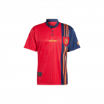 Adidas Hispaania 1996 Kodus&auml;rk Kultuuriline Vabaaja Spordi L&uuml;hikeste Varrukatega Meeste Topid Tume Punane IT7754