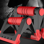 Kokkupandav push-up kronstein koduseks kasutamiseks fitness push-Ups Seis Fitnessi varustus push-up baar (Punane) punane
