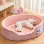 Koeravoodi pestav kennel neli hooaega lemmiklooma suur diivan pluss sametine paks s&uuml;gavune padi kutsikamatt v&auml;ikestele kuni suurtele koertele 40X29X12cm