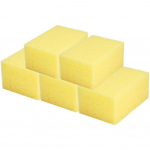 Autode k&auml;snapadjad, ruudukujulised kahepoolsed k&auml;snaga mopipadjad, suur k&auml;sn autole, veokile, mootorrattale, jalgrattapesu (Viis) 14.5*10*7cm,5Pcs kollane