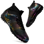 Jalgpallikingad Meeste/Naiste Lightning Camouflage Jalgpallisaapad Kummist Pehme Tald L&uuml;hike Tapp Kunstmuru Noortele Lastele Jalgpallikingad 35 ts&uuml;aan