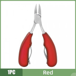 Professionaalsed varbak&uuml;&uuml;nel&otilde;ikurid, l&otilde;ikurid sissekasvanud varbak&uuml;&uuml;nte t&ouml;&ouml;riist Thick Nail Dead Skin mustuseeemaldaja Super Sharp Curved Blade k&uuml;&uuml;nte t&ouml;&ouml;riistad punane